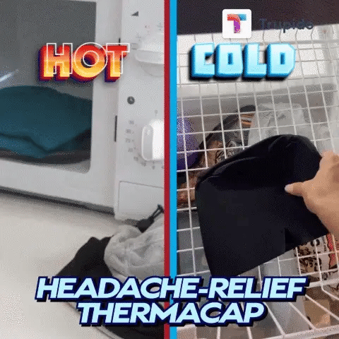 Hot & Cold Therapy Migraine Cap